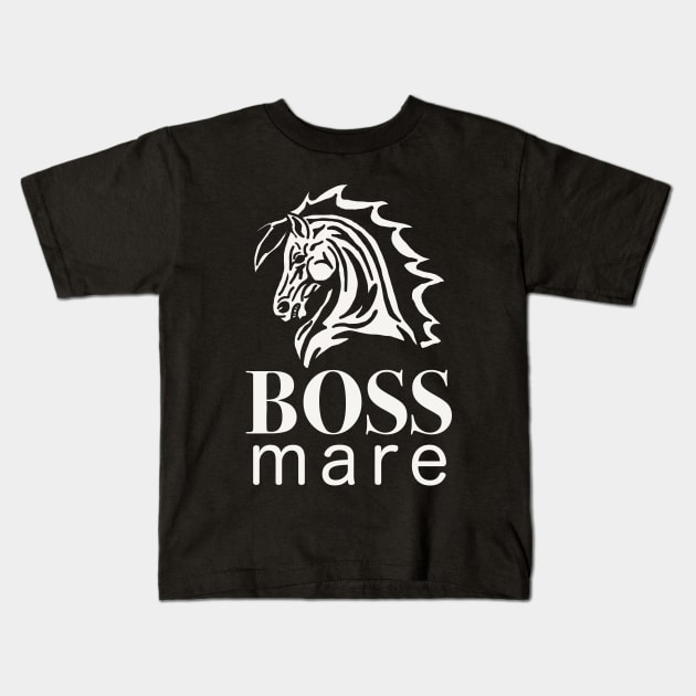 Boss Mare (w) Kids T-Shirt by Shyflyer